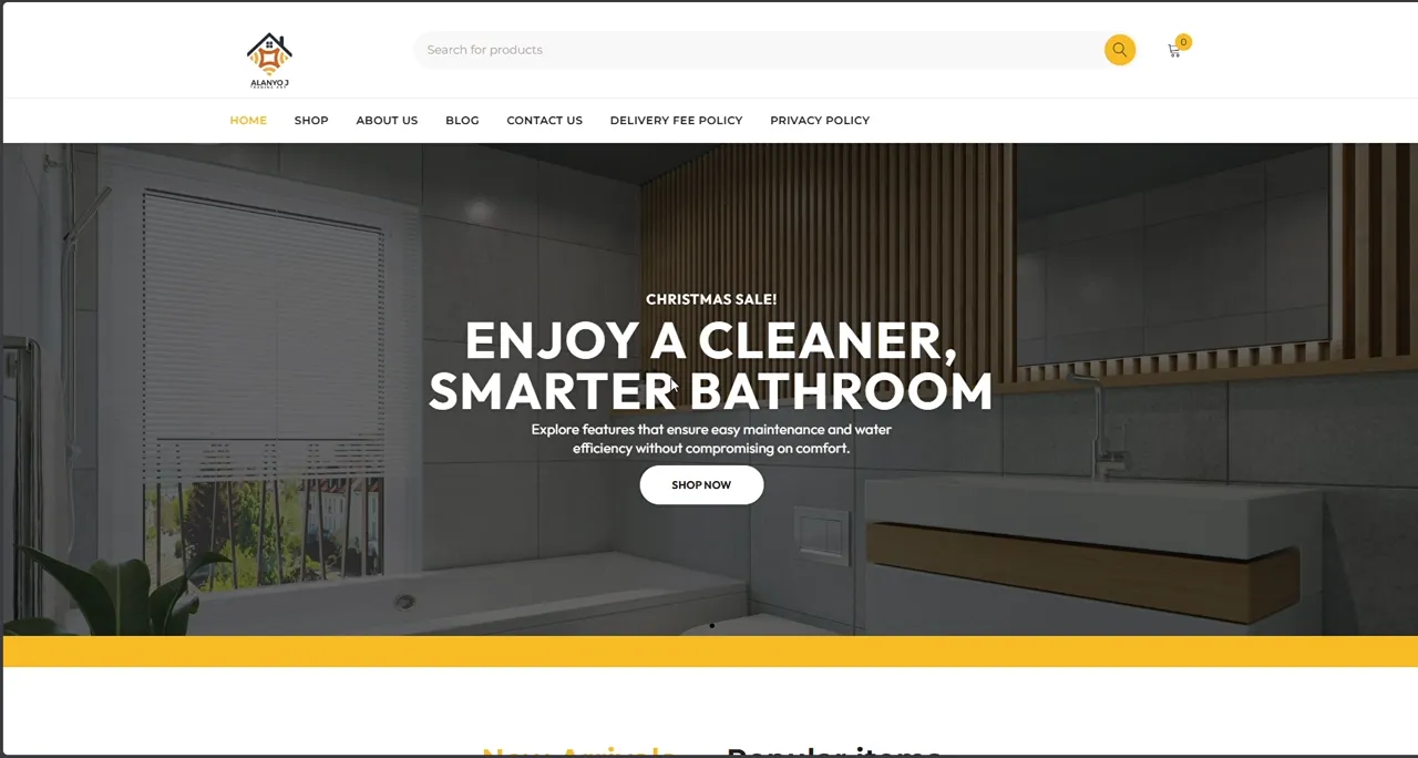 Alanyo Group website homepage